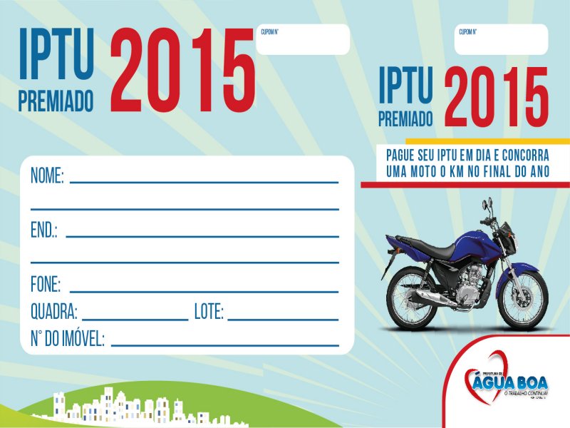 IPTU Premiado 2015