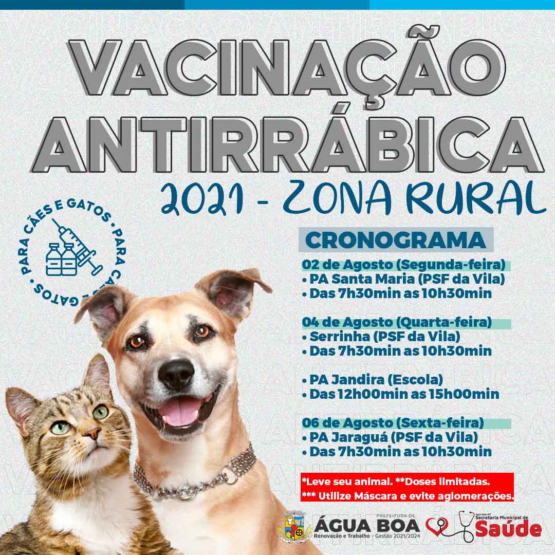 banner vacinacao antirrabica