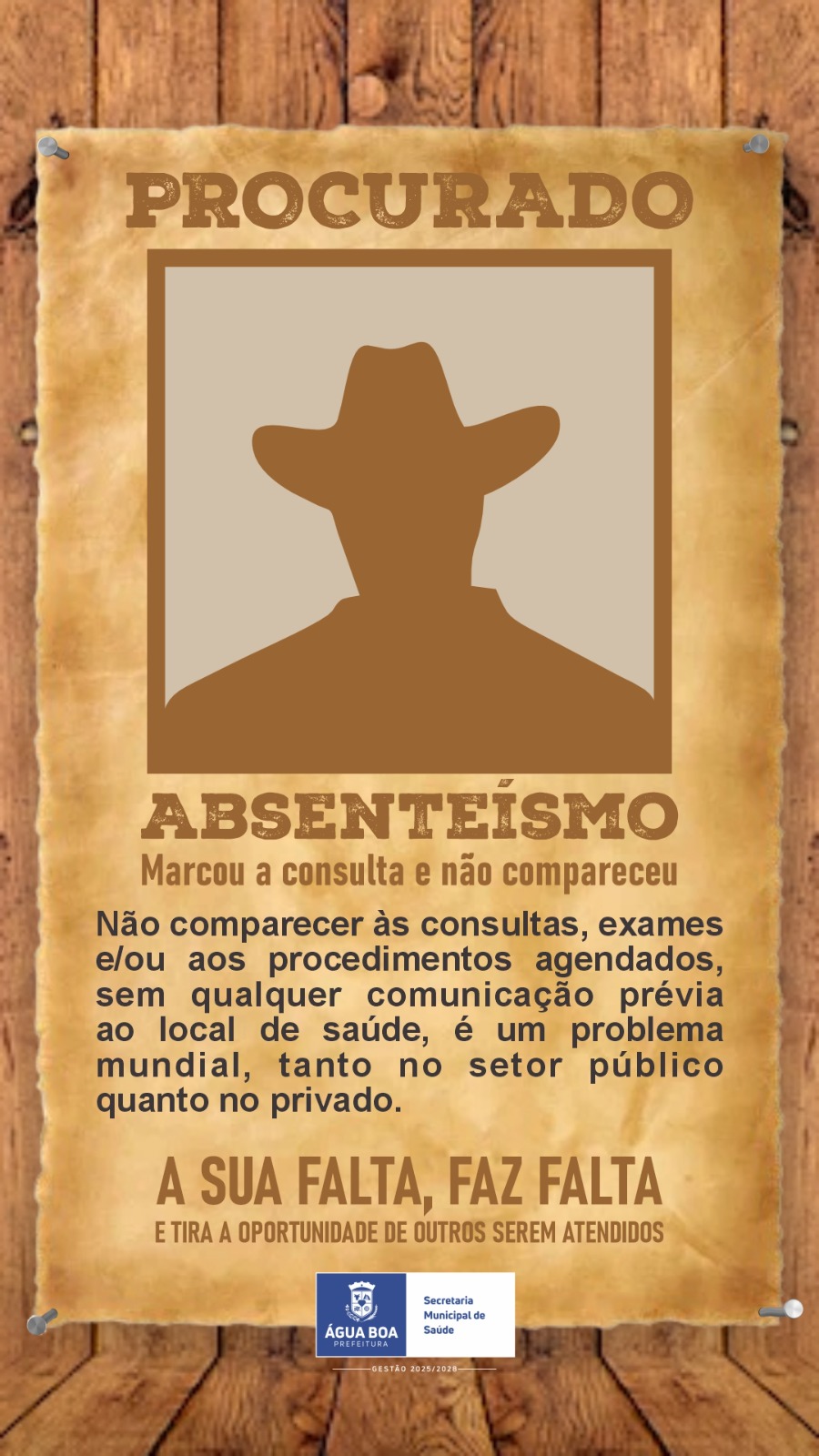 CAMPANHA SAUDE AGUA BOA MT