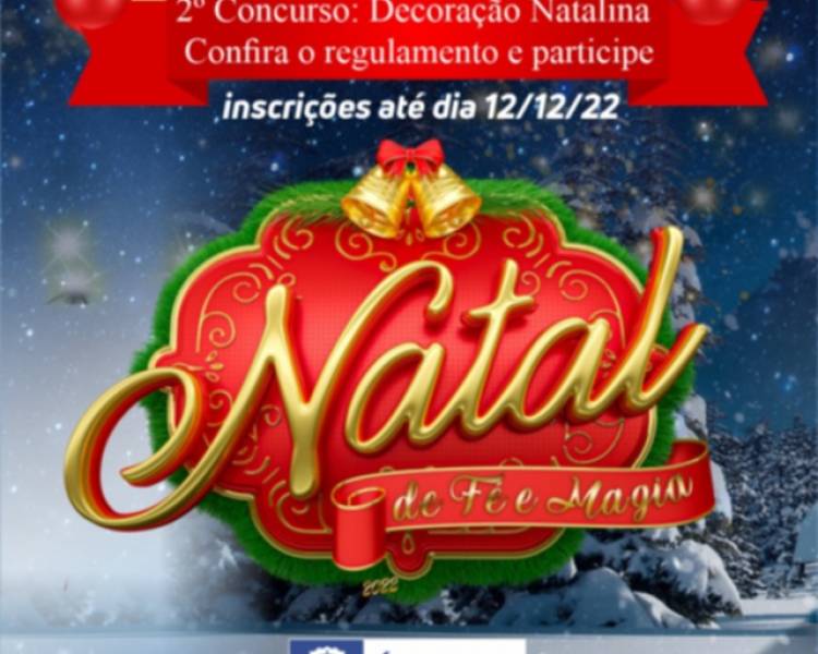 Concurso de Decoração Natalina tem inscrições prorrogadas até 12 de dezembro