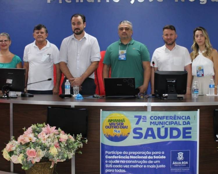 Água Boa realiza 7° Conferência Municipal de Saúde 