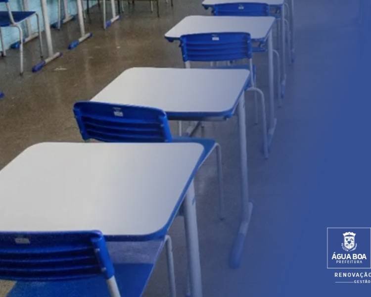 Escolas da rede municipal de Água Boa entram em recesso escolar na próxima sexta (7)