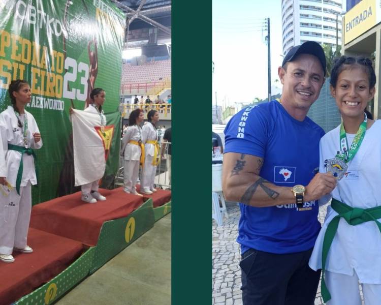 Atleta de Água Boa é vice-campeã no Super Brasileiro de Taekwondo