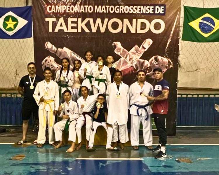 Água Boa conquista 12 medalhas de ouro na 3° Etapa Mato-Grossense de Taekwondo