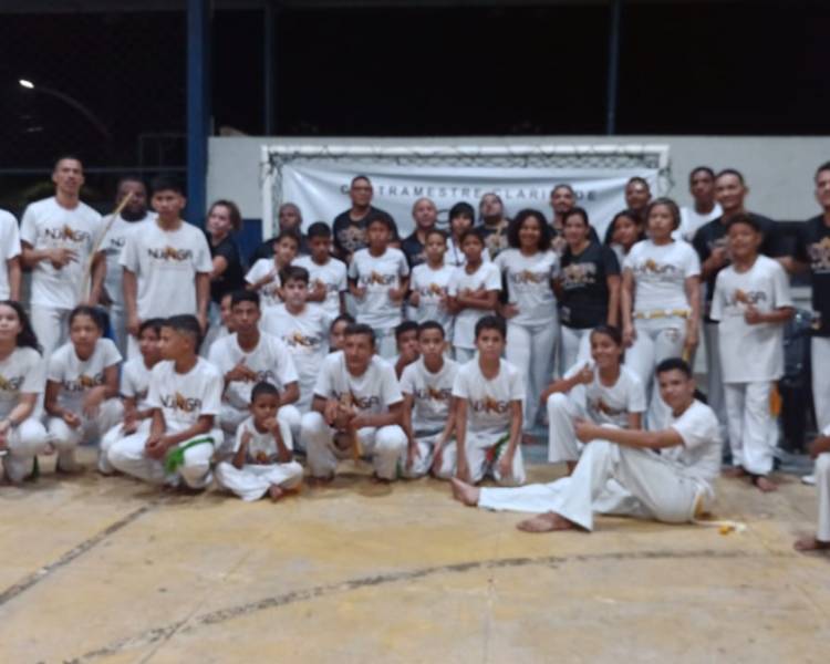 Alunos de Capoeira de Água Boa participam de lançamento da franquia em Canarana