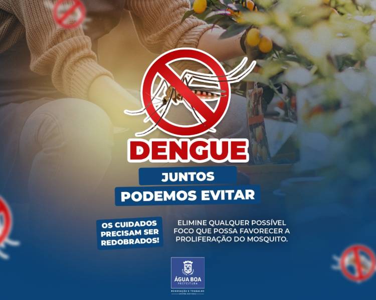 Dengue: redobre a atenção no período de chuva e de altas temperaturas