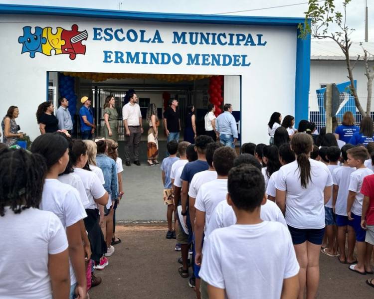 Prefeitura de Água Boa entrega obra de reforma e ampliação da Escola Ermindo Mendel