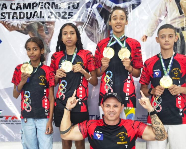 Taekwondo de Água Boa traz 5 ouros para casa em seletiva estadual 