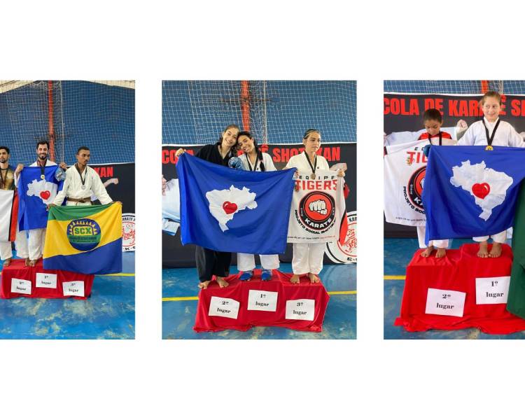 Karatê de Água Boa conquista 1º lugar geral em competição regional