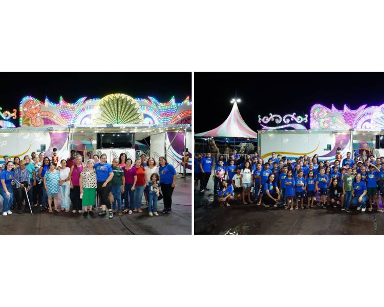 CRAS promove noite inesquecível no circo para participantes do Serviço de Convivência em Água Boa