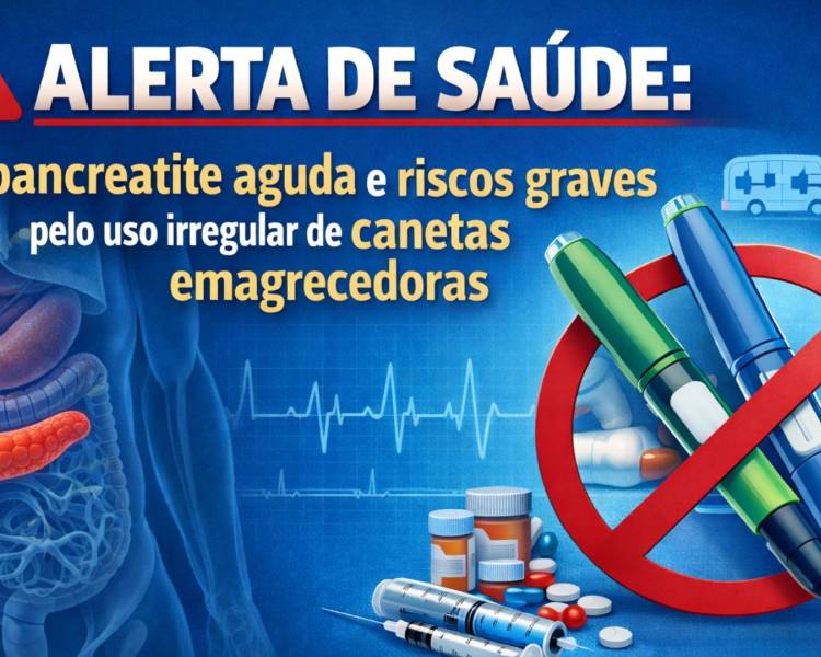 ALERTA DE SAÚDE: pancreatite aguda e riscos graves pelo uso irregular de canetas emagrecedoras