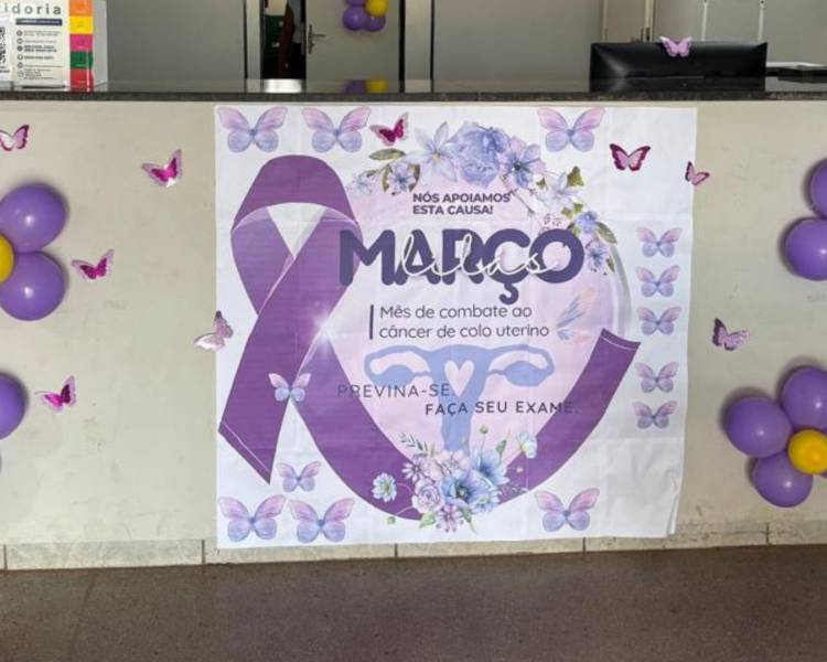 Março Lilás: ações nas ESFs já somam centenas de atendimentos em Água Boa
