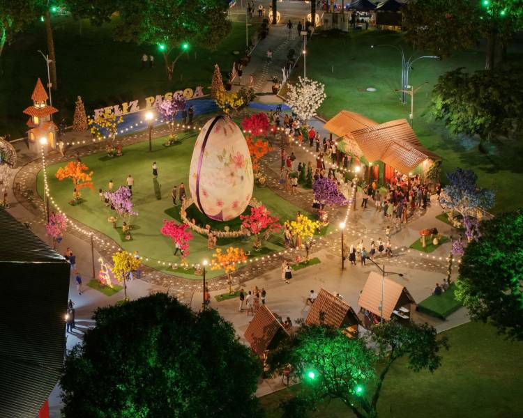Prefeitura de Água Boa abre programação da Páscoa Encantada 2026 com noite de celebração e cultura