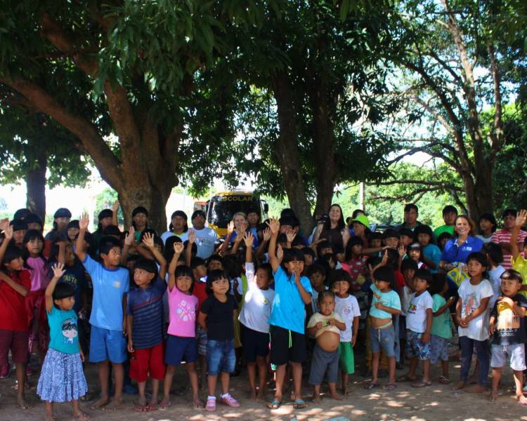 Escolas indígenas de Água Boa celebram a Páscoa em momento de confraternização