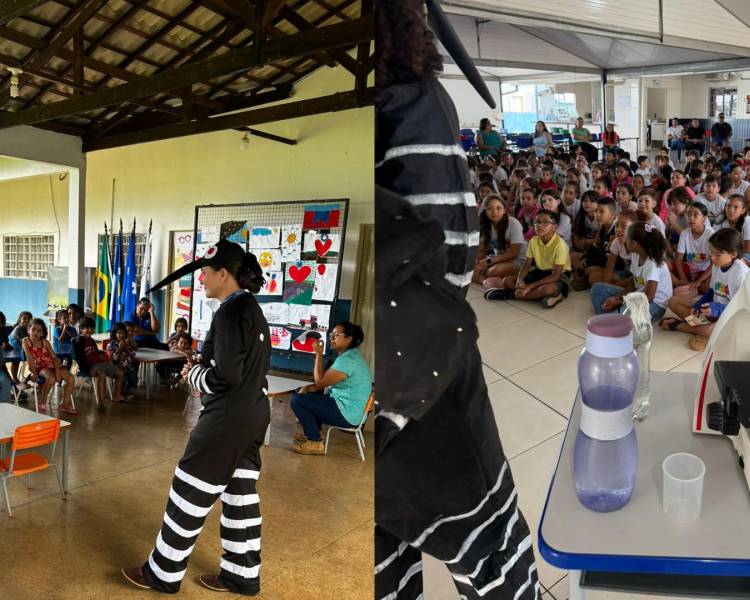 Saúde realiza ações educativas sobre combate à dengue em escolas da cidade e do interior