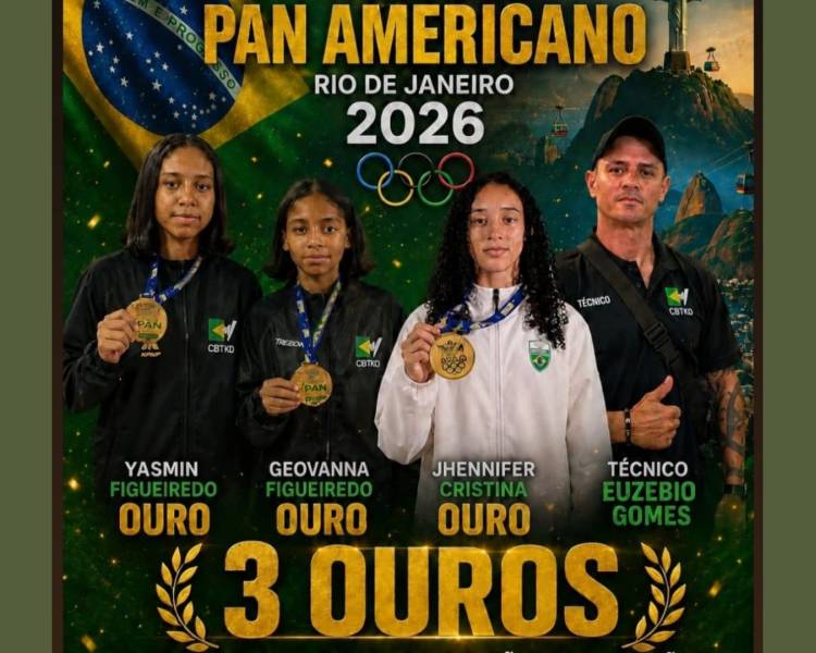 Atletas de Água Boa conquistam ouro no Pan-Americano de Taekwondo e fazem história para Mato Grosso