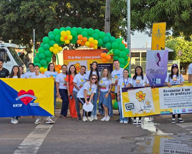 Pit Stop do Maio Laranja mobiliza rede de proteção em ação de conscientização em Água Boa 
