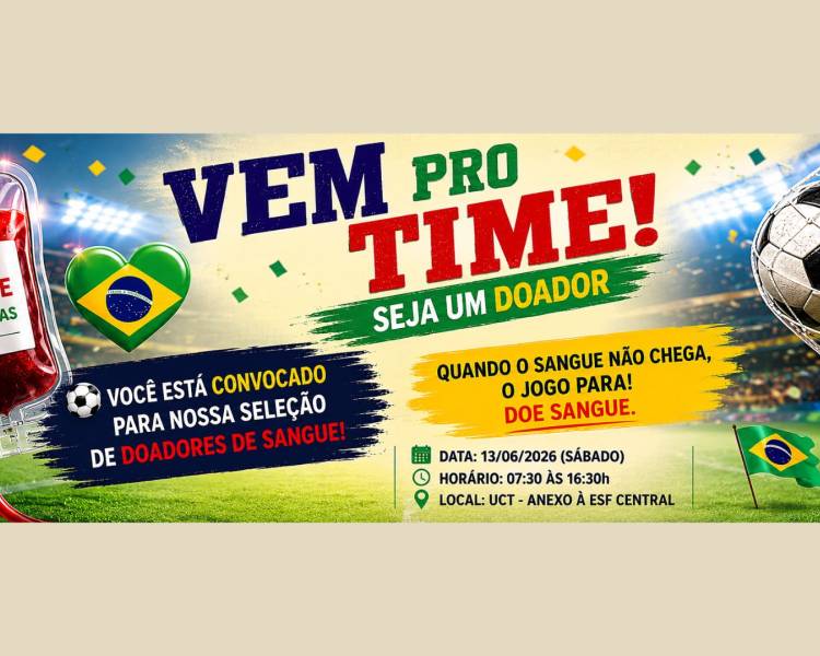 UCT de Água Boa entra em campo pela vida com campanha de doação de sangue no Junho Vermelho 