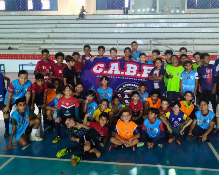 Futsal de Água Boa amplia trabalho de iniciação e rendimento com atendimento para crianças e adolescentes