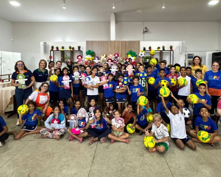 Crianças do SCFV participam de festa em alusão ao Dia das Crianças