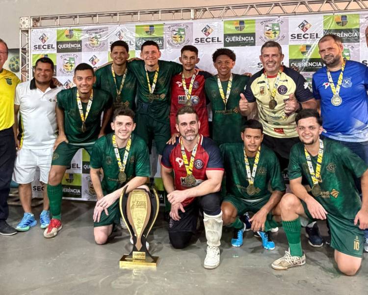 Futsal de Água Boa conquista título invicto nos Jogos Abertos Mato-grossenses 2026